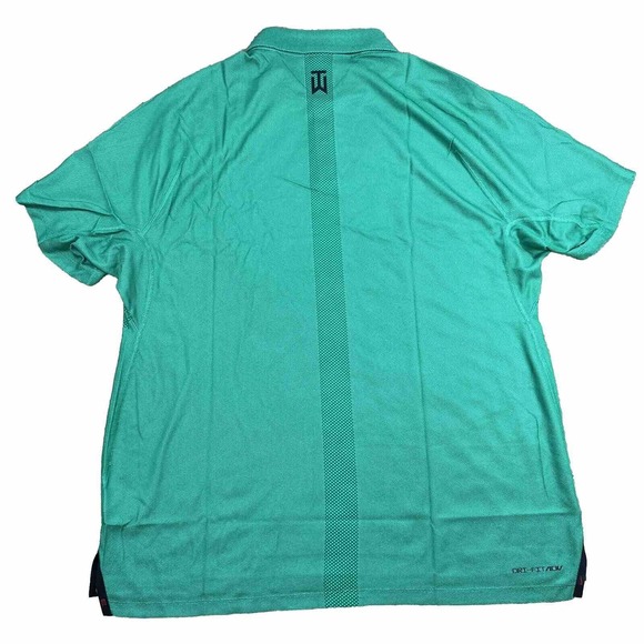 NEW Nike Dri-FIT ADV Tiger Woods Golf Polo Stadium Green Men’s XL DR5327-324 - Picture 2 of 7